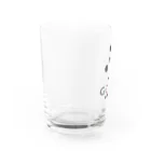 嵐山デザインのごまこあら-通常 Water Glass :left