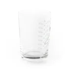 お腹すいたの鮭のことを考える熊 Water Glass :left