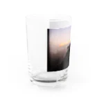 バブ商店の朝日グラス Water Glass :left