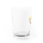 エガオーピンクのsuzuriショップのエガオー人魚さん Water Glass :left