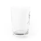 音楽愛好家協会「こんごう」 の【チャイコフスキー】-ブラック Water Glass :left