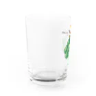 楽猫楽描しげ屋のブロッコリーにゃんこ Water Glass :left