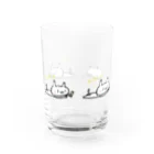 はち / きまぐれハチログのねおちねこ Water Glass :left