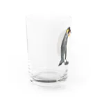 EmiriA artのキングペンギン 親子 グラス左面
