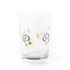 はち / きまぐれハチログのとびだすねこ いっぱい Water Glass :left