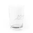 キジトラかもしれないのお昼寝猫ニャオ Water Glass :left