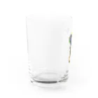 暗国の杜　SUZURI支店のスミレの小瓶 Water Glass :left