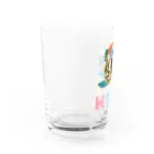 SANKAKU DESIGN STOREのワイルドだろ？草食系タイガー。 上 Water Glass :left