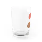 れなの三色まるまる Water Glass :left