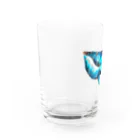 EMINA  PRINTSの金色のくじら Water Glass :left