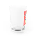 トオヤマ商店街のやすかお誕生日おめでとう Water Glass :left