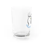 nananogh chocolataのタロまる　ブルー Water Glass :left