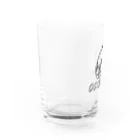 ku-huku_taro-のおしゃぶり君（黒） Water Glass :left