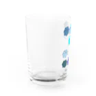 気ままに創作　よろず堂の傘の花　あお Water Glass :left