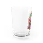 hugging love ＋《ハギング ラブ プラス》の+ Fete des fleurs 03《Sweet pink roses+neutral》 Water Glass :left