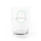 豆鳩雑貨店の豆鳩ビアグラス（蘭） Water Glass :left