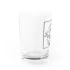 不死奇ヨンシィ✋👲🤚のふじきロゴ Water Glass :left