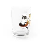 mofusandのドーナッツにゃん Water Glass :left