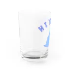 NIKORASU GOのわんこデザイン「ひよっこ」（Tシャツ・パーカー・グッズ・ETC） Water Glass :left