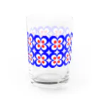 矢吹美紀の60s風　レトロ柄　その１ Water Glass :left