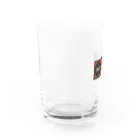 YellowJupのYJ 蝶ネクBOXロゴ グラス Water Glass :left