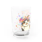 TANSHOのチビとカイ：なないろ Water Glass :left