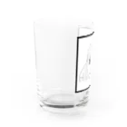 だみんをむさぼる会のきみのゐろ Water Glass :left