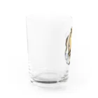 虹 七色の美味しい牡蠣(chill out) Water Glass :left