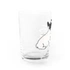 キッズモード某の フレンチブルドッグとコーヒー Water Glass :left