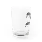 蛇口〆太のお店のバク４種盛り Water Glass :left