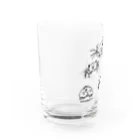 かえるはるきのこ（RURUKO)のいろんなカニ Water Glass :left
