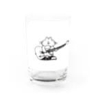 目黒 しおりグッズショップのNo.3 もち子と君のギターグラス　 Water Glass :left