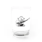 目黒 しおりグッズショップのNo.4 もち子と君のギターグラス　 Water Glass :left