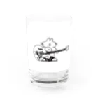 目黒 しおりグッズショップのNo.9 もち子と君のギターグラス　 Water Glass :left