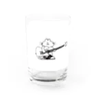 目黒 しおりグッズショップのNo.15 もち子と君のギターグラス　 Water Glass :left