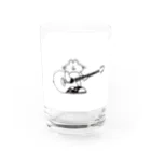 目黒 しおりグッズショップのNo.20 もち子と君のギターグラス　 Water Glass :left