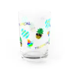 Yokokkoの店のトロピカル＆パイナップル🍍 Water Glass :left