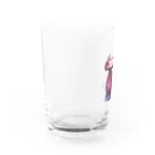 創作工房muccoのはんまーへっどちゃん Water Glass :left