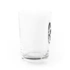 愛犬のドッグフード代を稼ぐTシャツ屋さんの自画像(背面) Water Glass :left