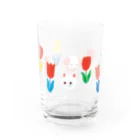 白鳥座-shiratoriza-のとことこチューリップ Water Glass :left