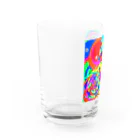 トミーズストアのおめめ Water Glass :left