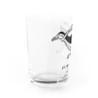 Aliviostaのヤンバルクイナ 沖縄 鳥イラスト Water Glass :left