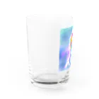 ぱんだうさぎ亭リズの花粉症告知のアマビエ様 Water Glass :left