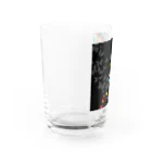 AKI*の蝶のオリジナルデザイン Water Glass :left