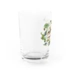 あおきさくらのアロサウルス頭骨 Water Glass :left