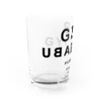 GYOtheBOO（餃子部GZB）の鏡で見ると“GYOZABU” Water Glass :left