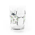 GYOBAYUMIの花柄てんとう虫 グラス Water Glass :left