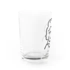 Aliviostaのベートーベン イラスト 3 Water Glass :left