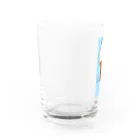 いびつなせんがのねこアイス Water Glass :left