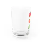 DOT DOT DOT by 宗のりこのドット絵フルーツ タテ Water Glass :left